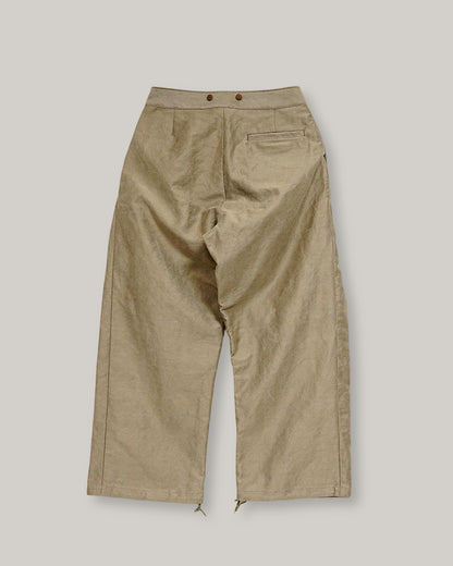 NIGEL CABOURN MAINLINE FISHERMAN PANT KURE KAKISHIBU - DARK BROWN