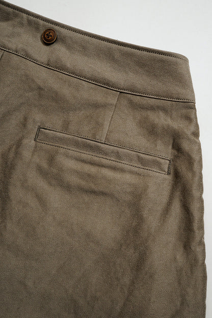 NIGEL CABOURN MAINLINE FISHERMAN PANT KURE KAKISHIBU - DARK BROWN