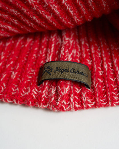 NIGEL CABOURN MAINLINE MOUNTAIN POM BEANIE - RED