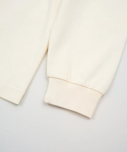 NIGEL CABOURN S04A STANDARD LONGSLEEVE T-SHIRT - OFF WHITE