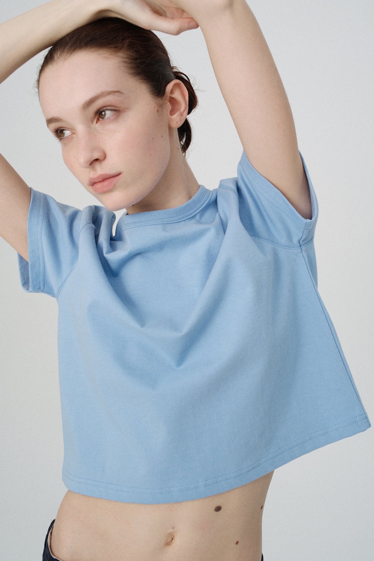 NOTHING WRITTEN BOBBA COTTON TEE - BLUE