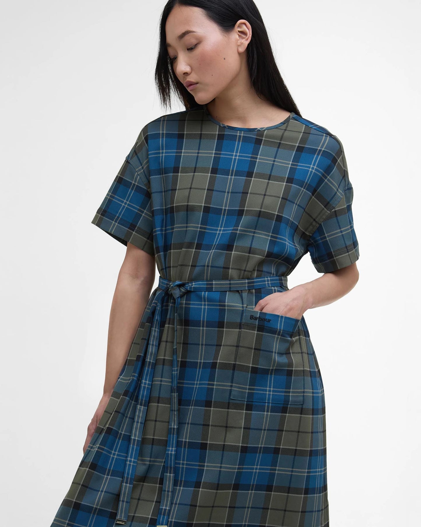 BARBOUR MATILDA TARTAN MAXI DRESS - DUNDEE TARTAN