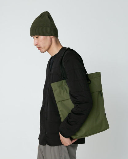 SNOW PEAK EVERYDAY USE2WAY TOTE BAG - OLIVE