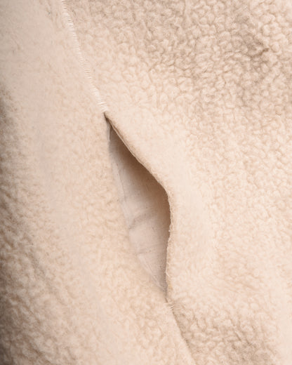 11.11 UNISEX HAND SPUN HAND STITCHED WOOL JACKET -  ECRU