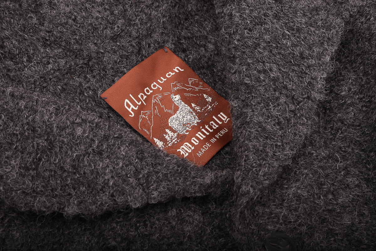 MONITALY ITALIAN JAIL JACKET - CHARCOAL BOUCLE
