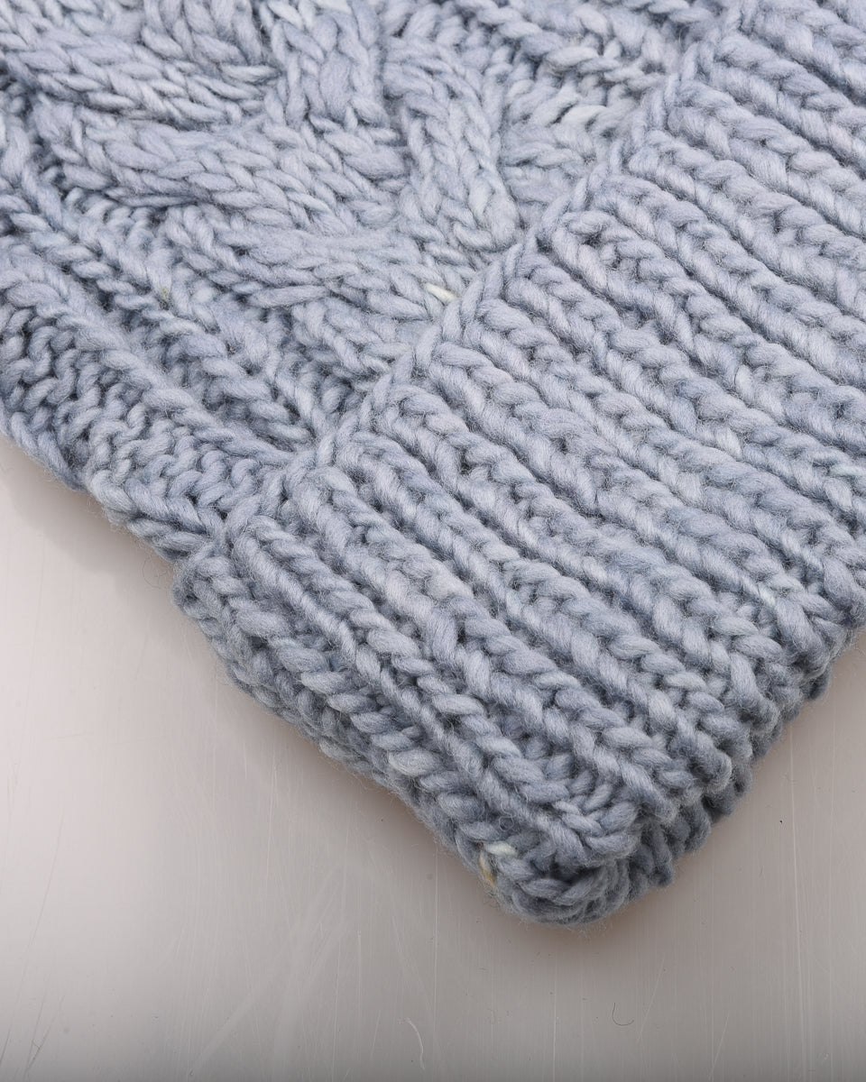 CHAMULA DOUBLE CUFF FISHERMAN CAP - LT. INDIGO
