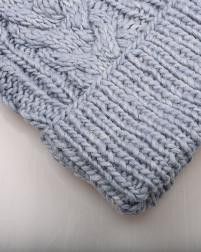 CHAMULA DOUBLE CUFF FISHERMAN CAP - LT. INDIGO