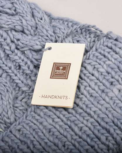CHAMULA DOUBLE CUFF FISHERMAN CAP - LT. INDIGO