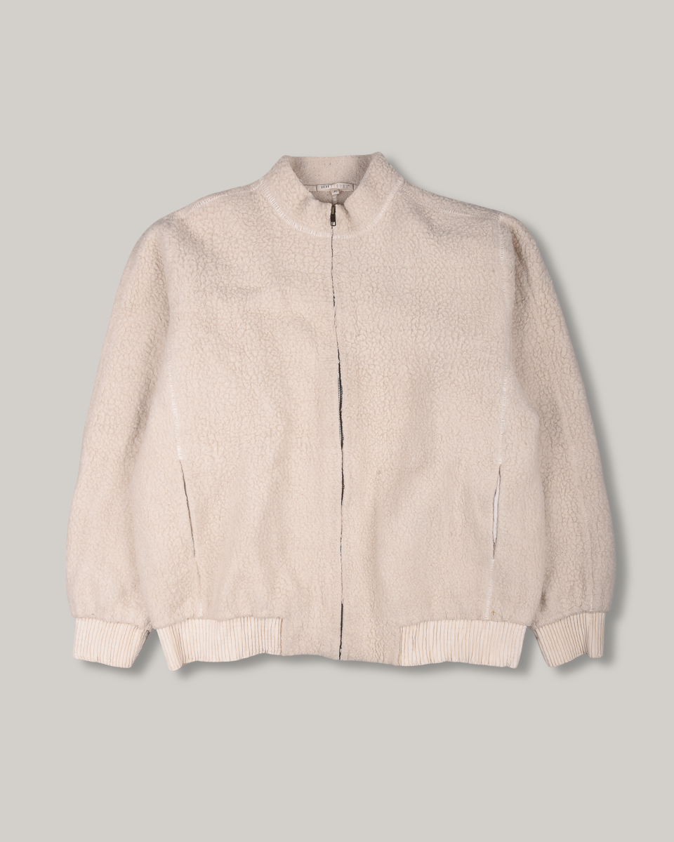 11.11 UNISEX HAND SPUN HAND STITCHED WOOL JACKET -  ECRU