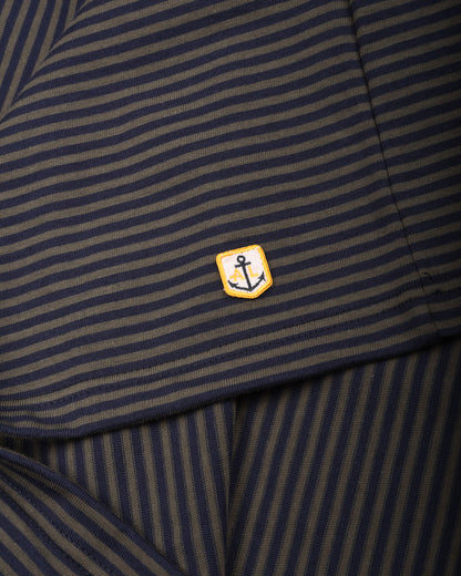 ARMOR LUX HERITAGE STRIPED T-SHIRT - MARINE DEEP/ CHIMERA