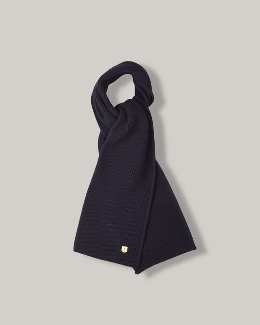 ARMOR LUX LAMBSWOOL SCARF - NAVY