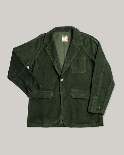 HEIMAT ARTIST CORD BLAZER - MILITARY GREEN