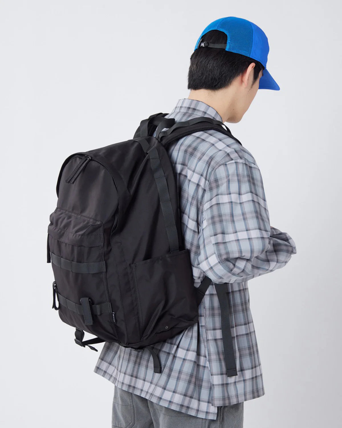 SNOW PEAK RECYCLED CORDURA BACKPACK - BLACK