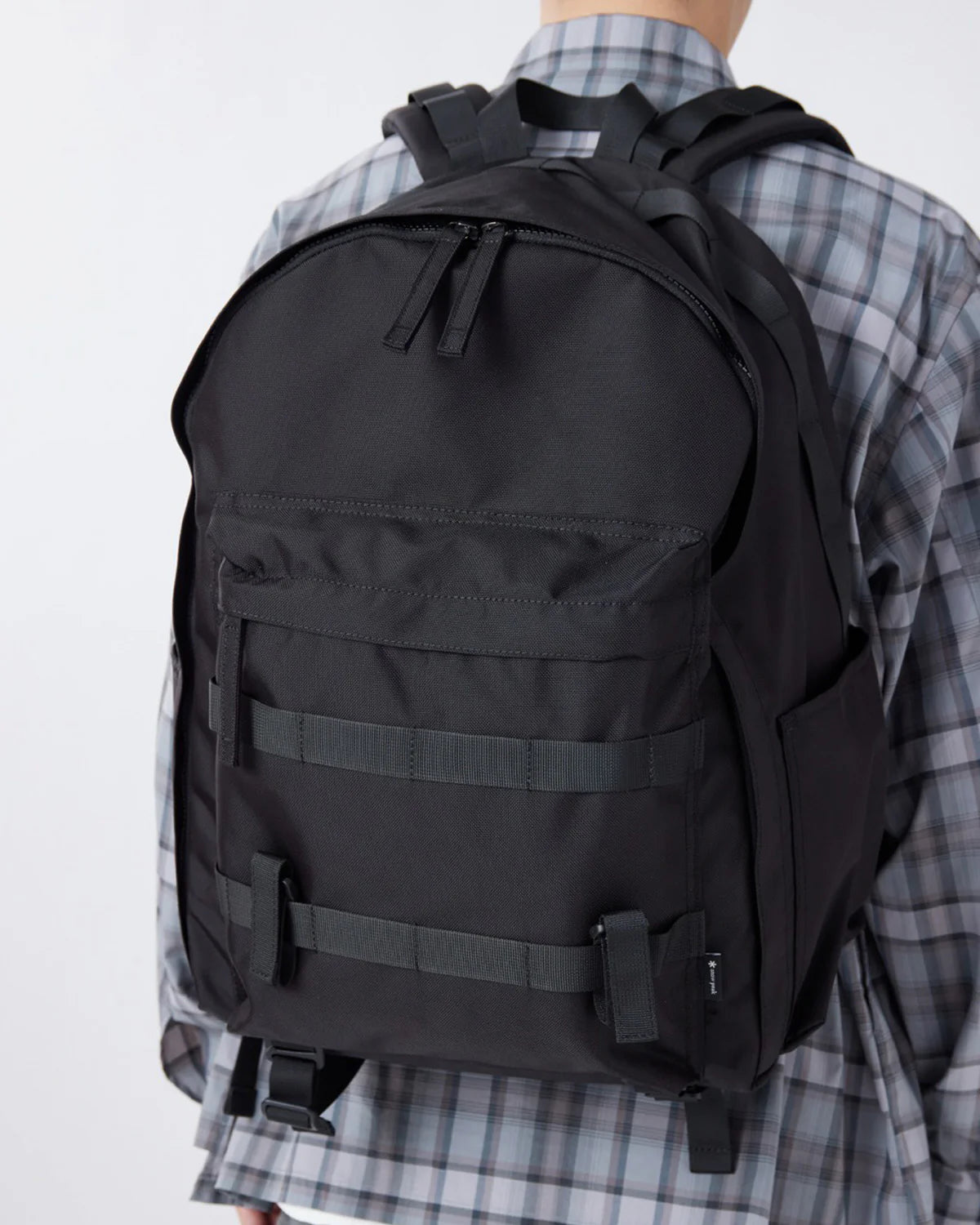 SNOW PEAK RECYCLED CORDURA BACKPACK - BLACK
