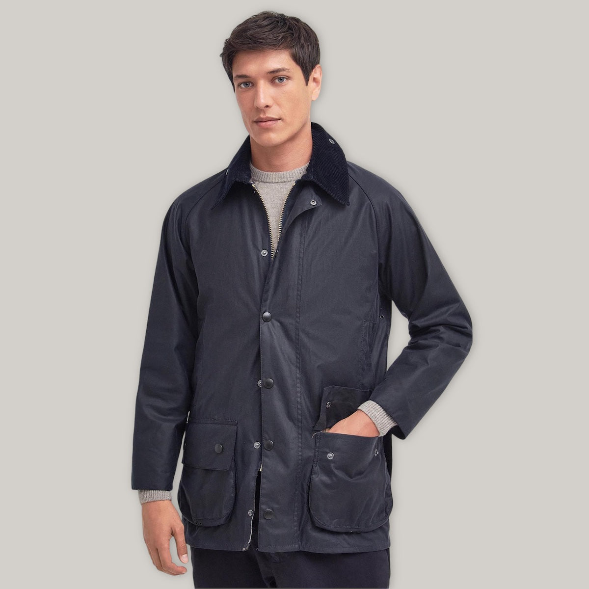 BARBOUR  BEAUFORT JACKET - NAVY