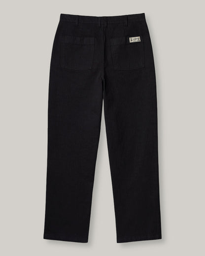 MERZ B. SCHWANEN HERRINGBONE BERLIN PANTS - CHARCOAL