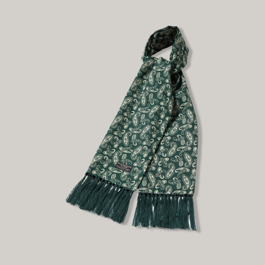 BUZZ RICKSON AVIATION ASSOCIATES RAYON SCARF - GREEN