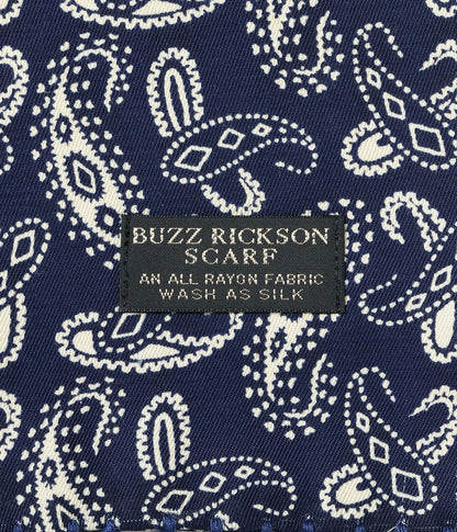 BUZZ RICKSON AVIATION ASSOCIATES RAYON SCARF - BLACK