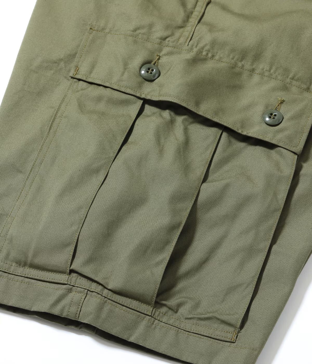 BUZZ RICKSON COMBAT TROPICAL SHORTS - OLIVE