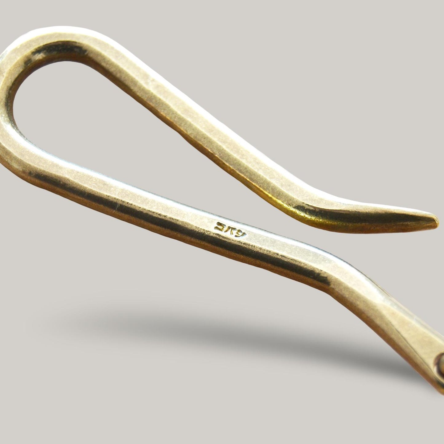 KOBASHI STUDIO BR725HMH HAND MADE HAMMERED KEY HOOK/FLAT RING