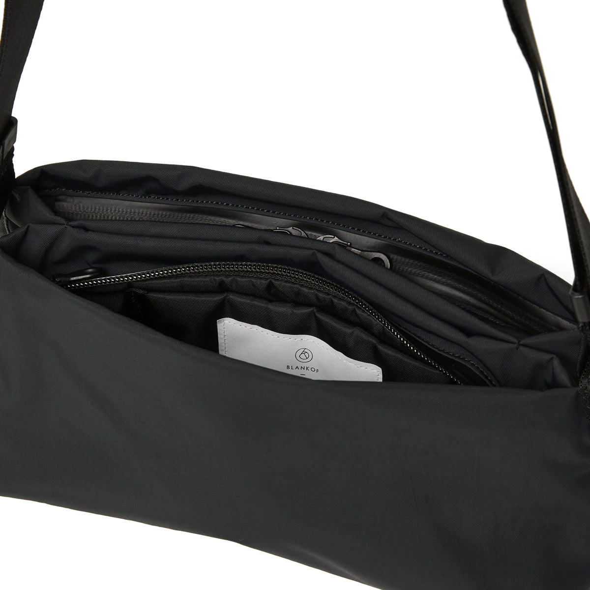 BLANKOF BELLOWS BAG 4 - (S) - BLACK