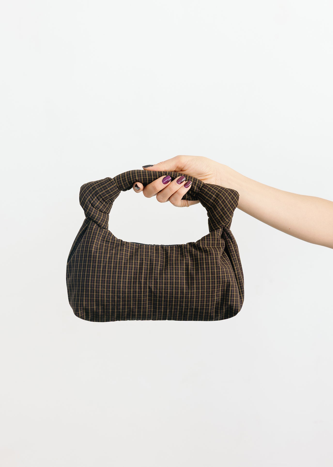 A BRONZE AGE - BAMBI BAG - TOASTED GINGHAM