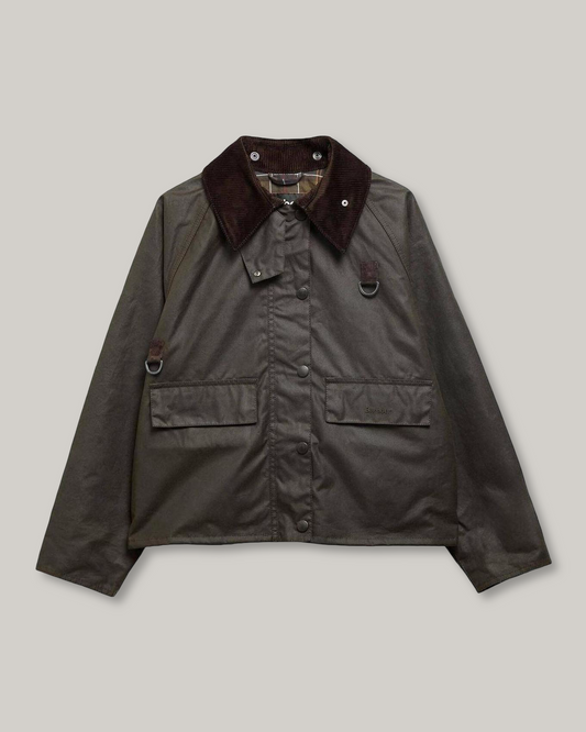 BARBOUR SPEY  WAX JACKET - OLIVE