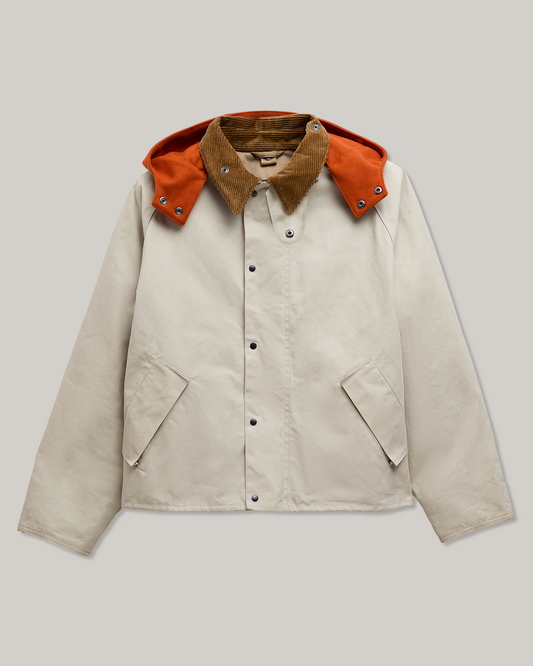 BARBOUR x KAPTAIN SUNSHINE SHORT CRUISER JACKET - CLAY