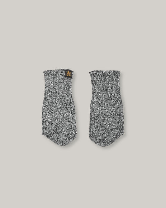 BATONER SOLID WOOL HAND WARMER - IVORY x BLACK