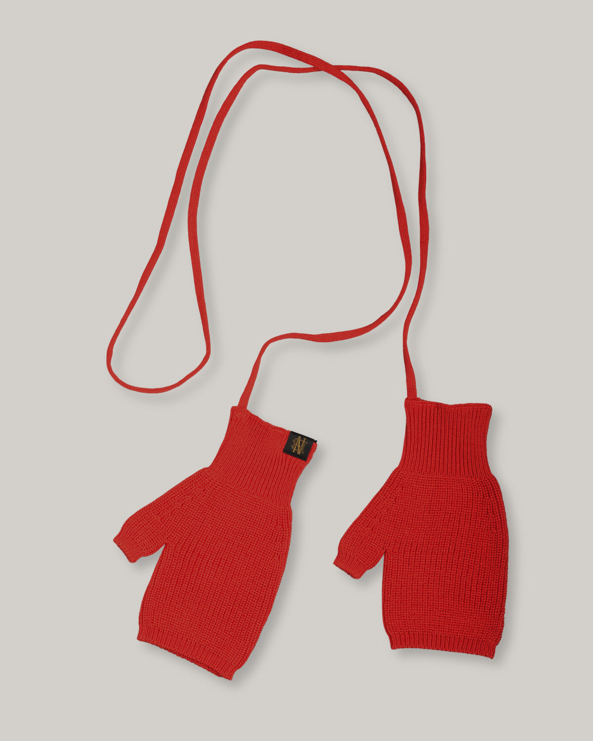 BATONER SOLID WOOL UNITE GLOVE - VERMILION