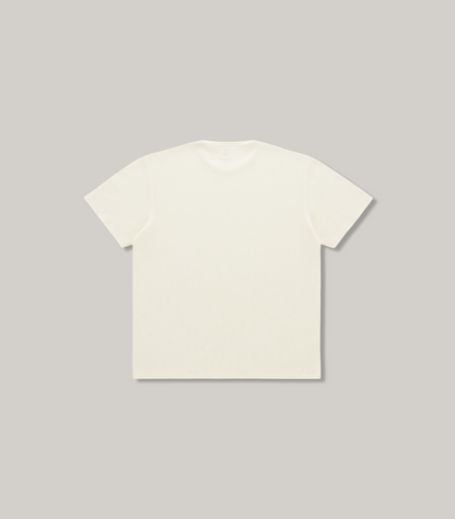 KNICKERBOCKER BOX KNIT TEE - MILK