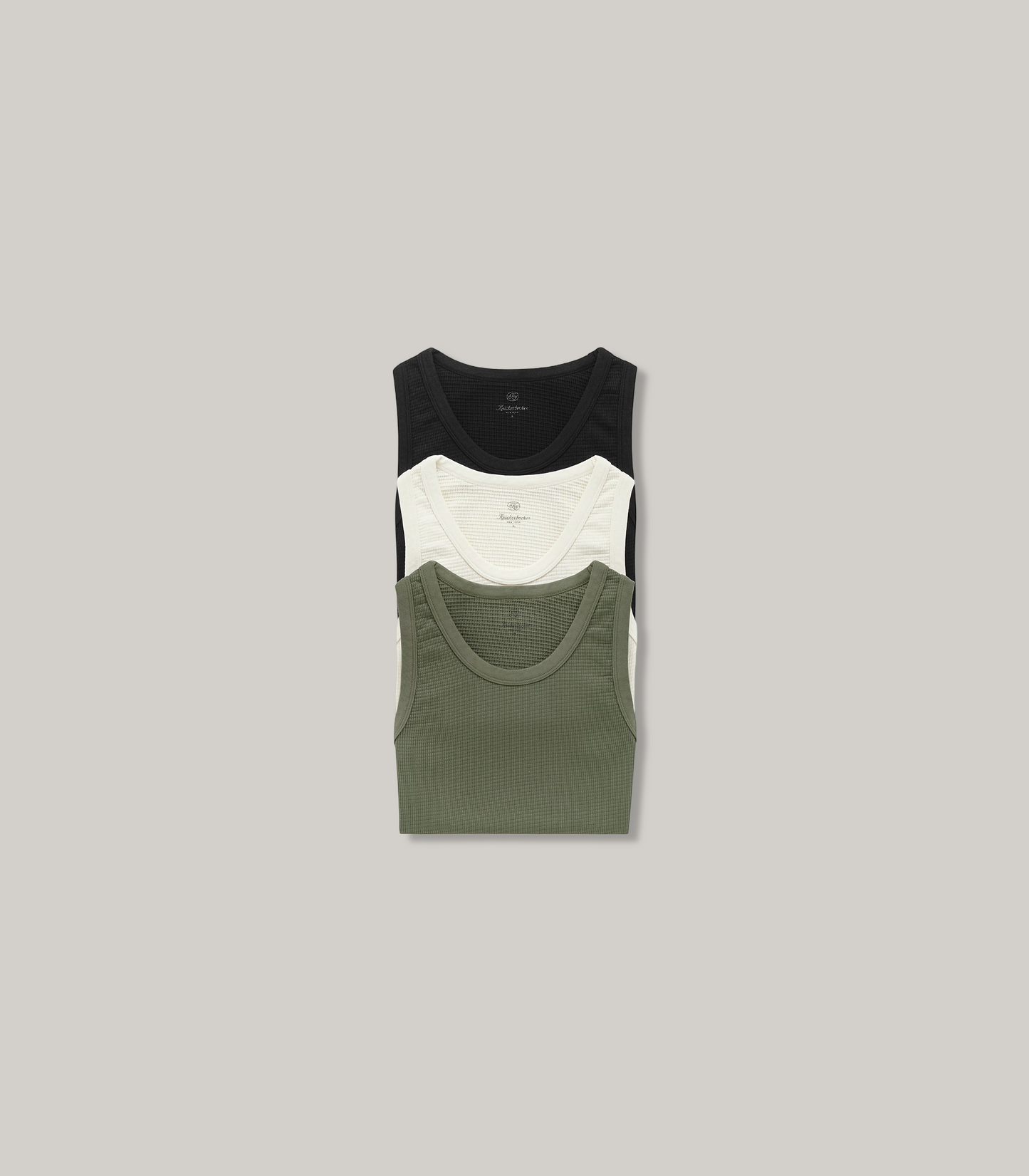 KNICKERBOCKER BOX KNIT TANK - MILK