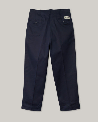 MERZ B. SCHWANEN 1920's COTTON TWILL WORKER CHINO - DARK NAVY