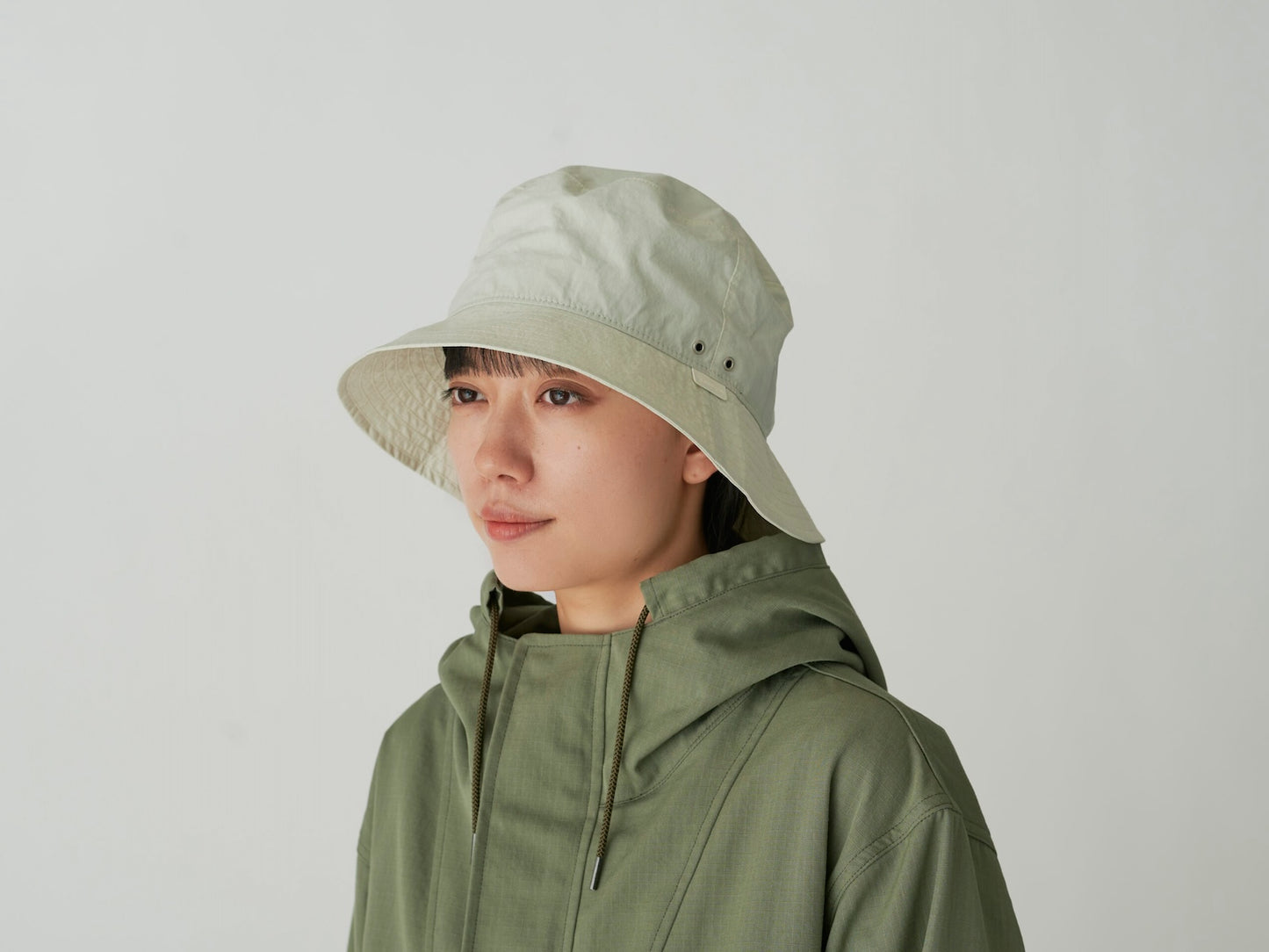 SNOW PEAK INDIGO C/N HAT - IVORY