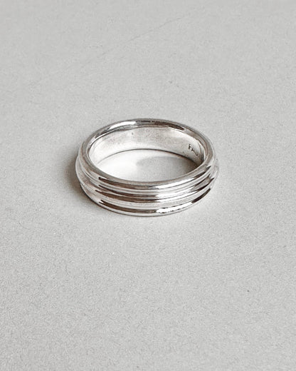 FAUST WORKSHOP CONTOUR RING - SILVER