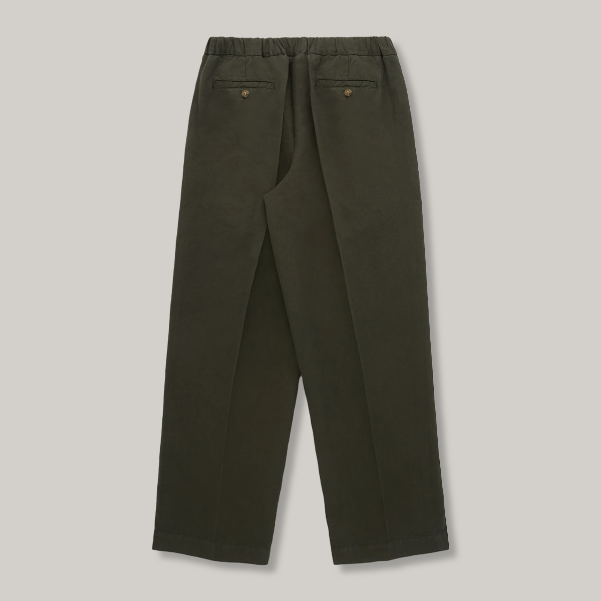 KNICKERBOCKER PARK COTTON & LINEN PANT - OLIVE