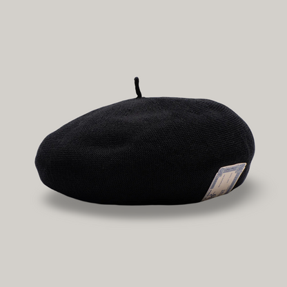 H.W. DOG & CO. COTTON CHOBO BERET - BLACK