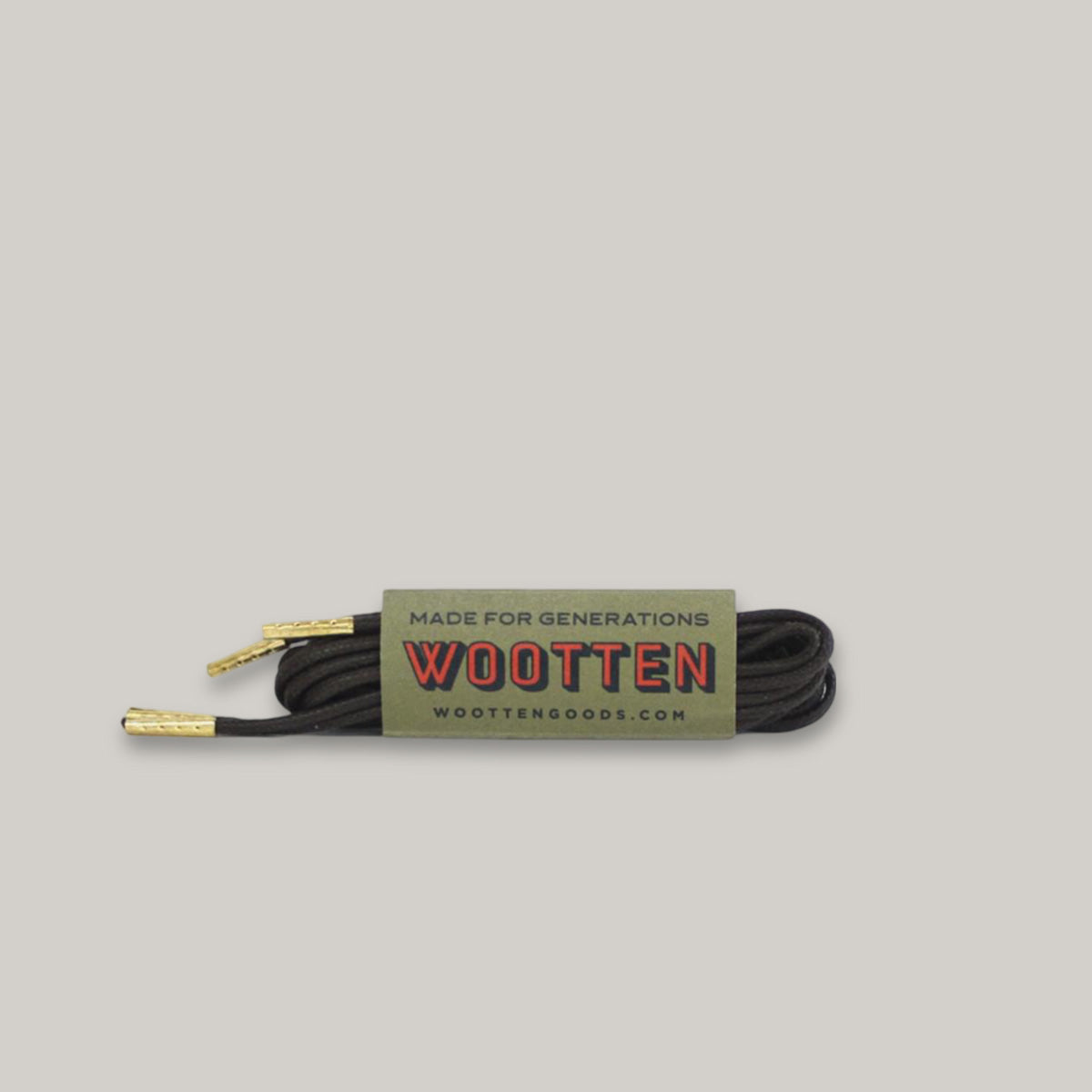 WOOTTEN 2MM ROUND LACES 120CM