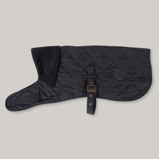 BARBOUR QUILTED DOG COAT - BLACK