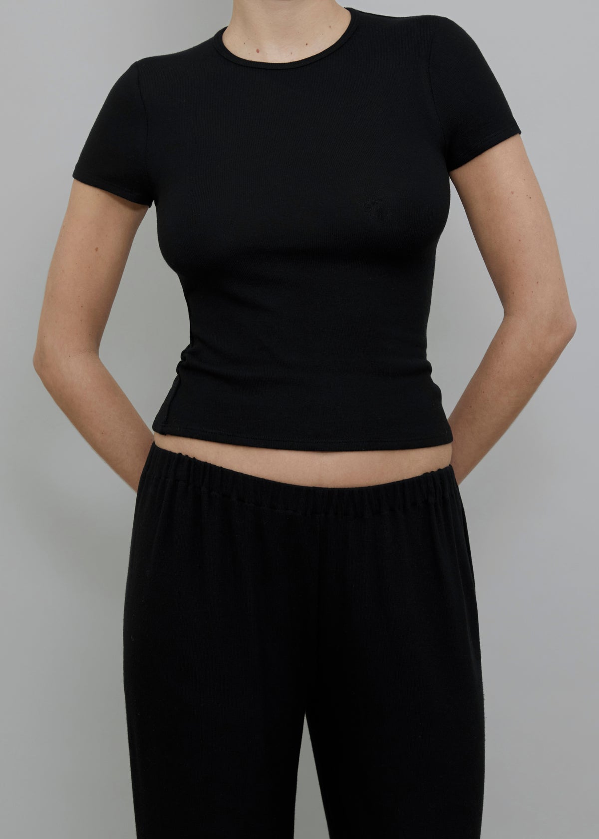 KYE INTIMATES BABY TEE (BLACK HACCI)