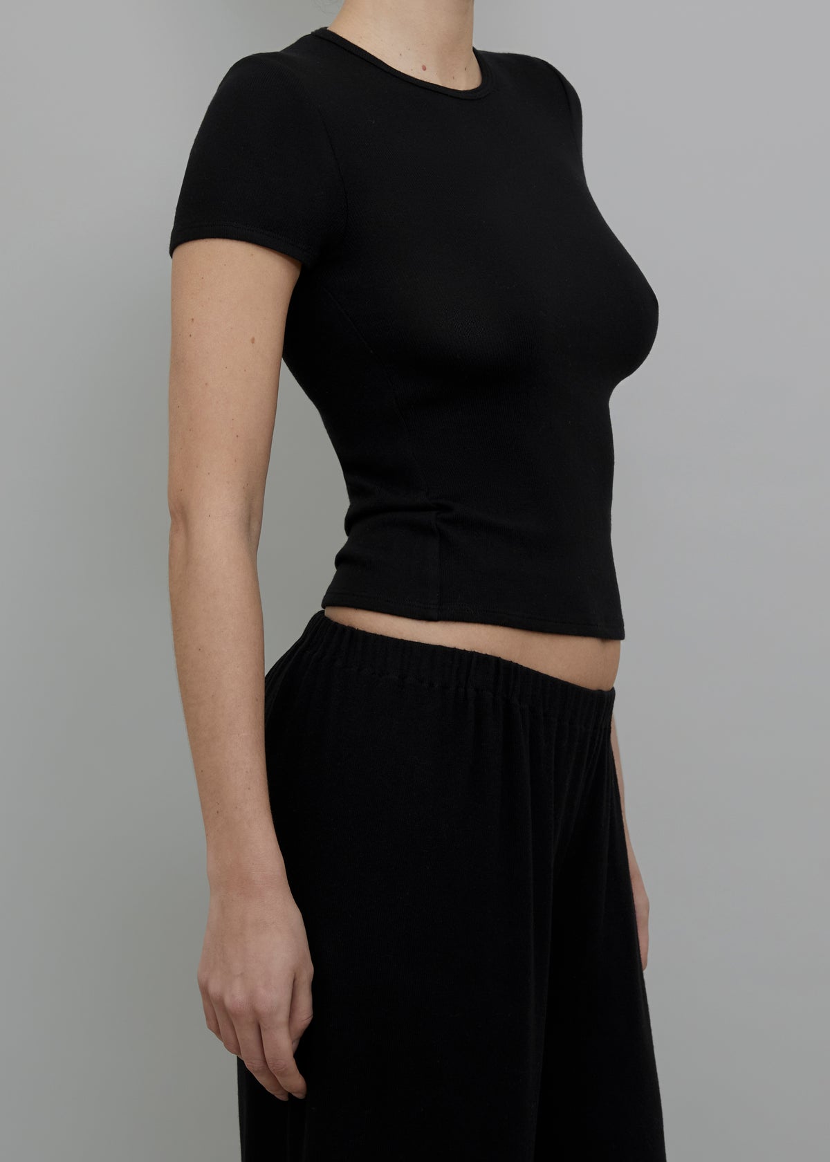 KYE INTIMATES BABY TEE (BLACK HACCI)