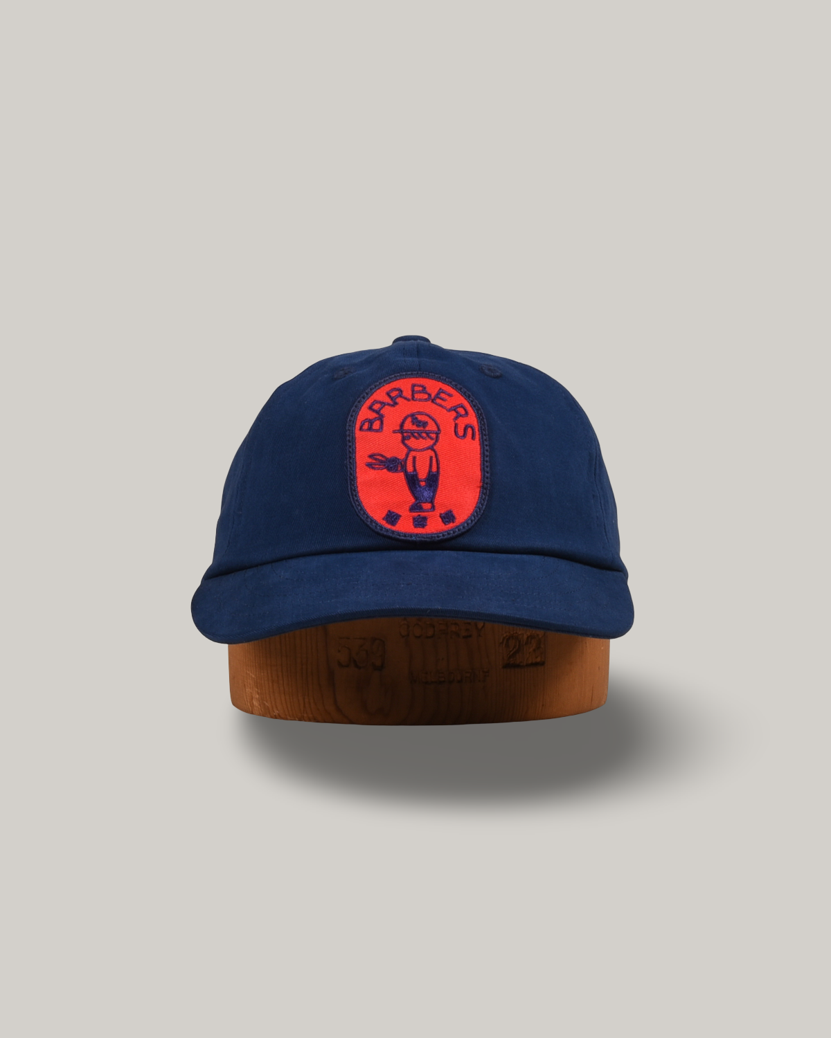 KNICKERBOCKER x PP BARBERS SOUVENIR CAP - FRENCH BLUE
