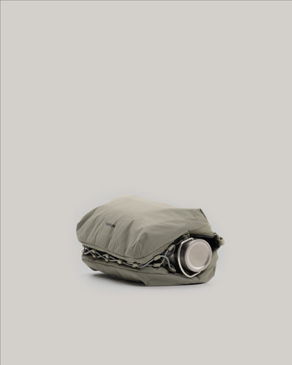 TOPOLOGIE BOTTLE SACOCHE LARGE DEEP FOREST METALLIC PUFFER