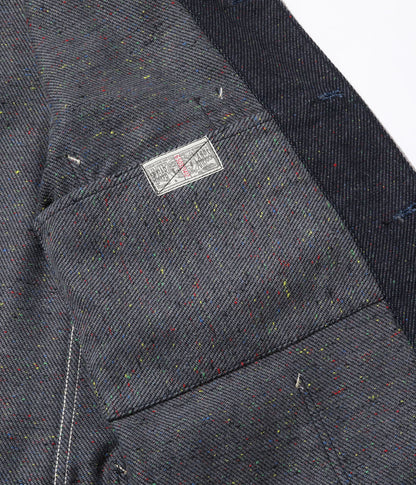 SUGAR CANE 'FICTION ROMANCE' 13.7oz. INDIGO NEP DENIM WORK COAT