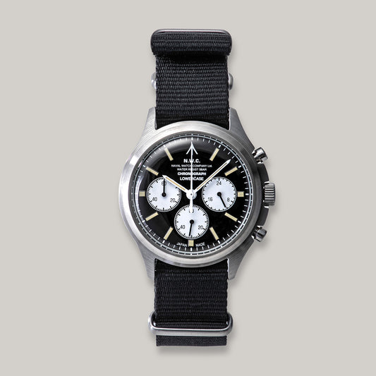 Naval Watch Co. FRXC001 Chronograph NATO Strap - Black