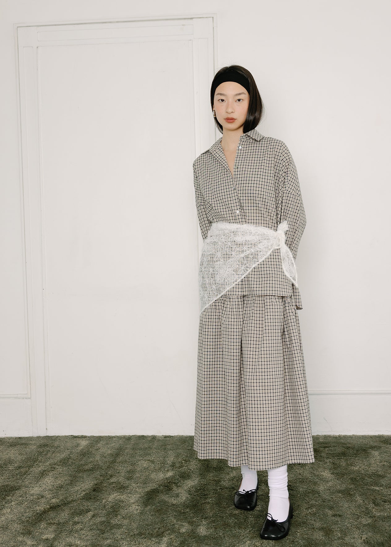 A BRONZE AGE FIELD SKIRT - SANDY PLAID