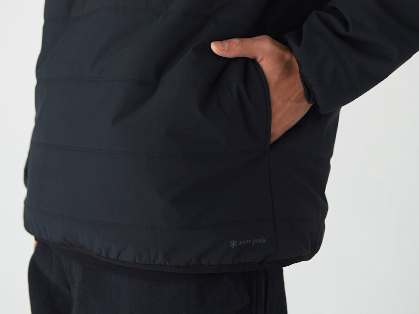 SNOW PEAK FLEXIBLE INSULATED HALF ZIP PULLOVER - FOLIAGE