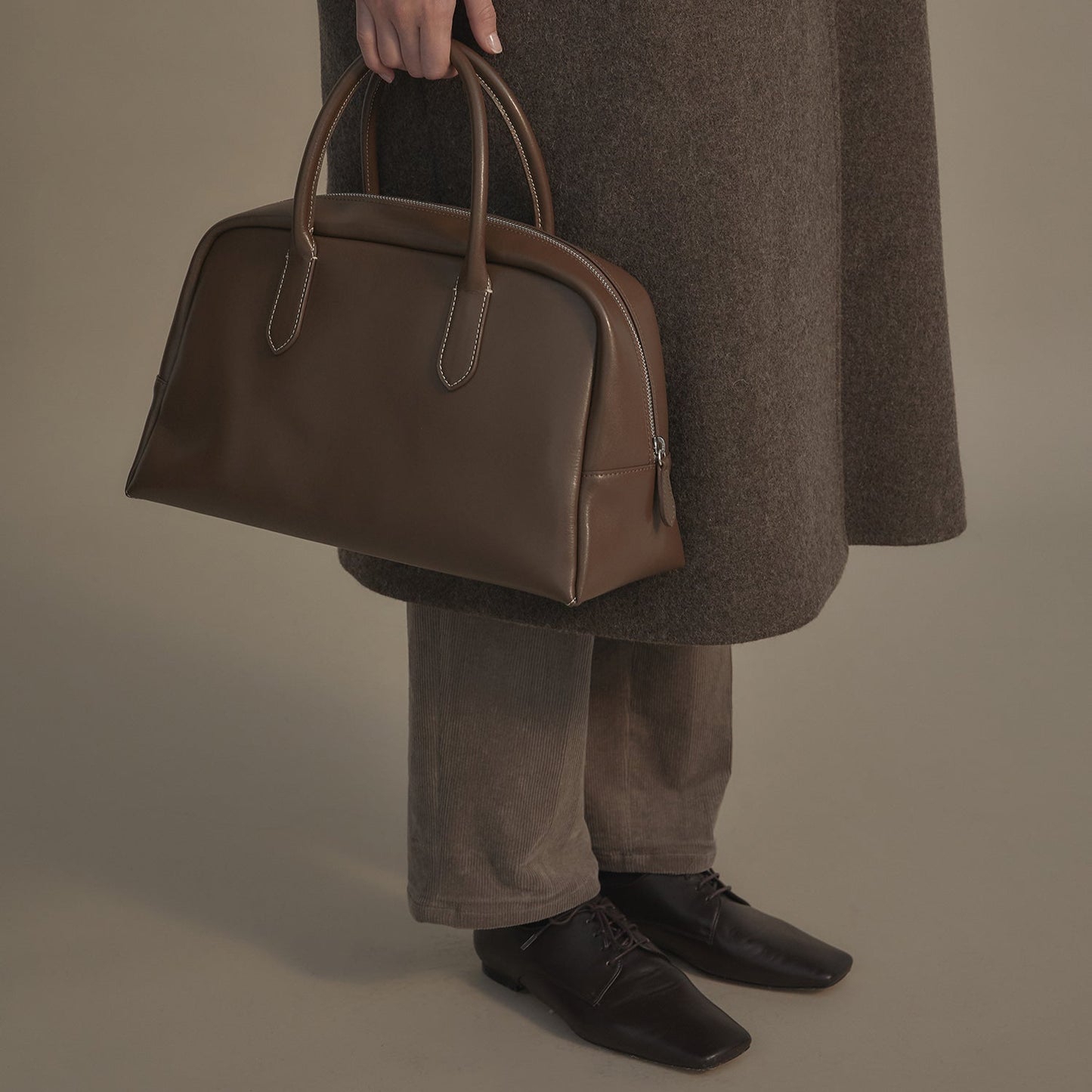 NOTHING WRITTEN CLASSIC GOLF BAG - MAHOGANY