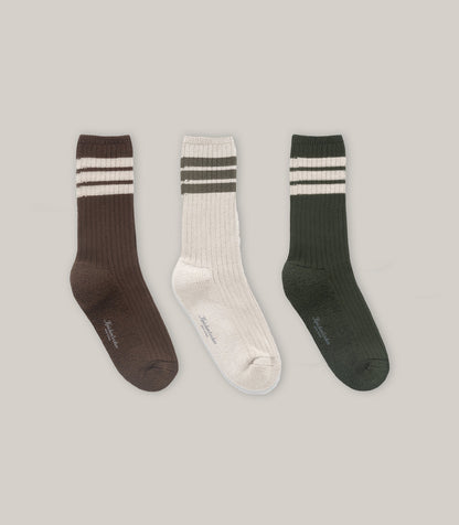 KNICKERBOCKER GYM RIB SOCKS - VARIETY
