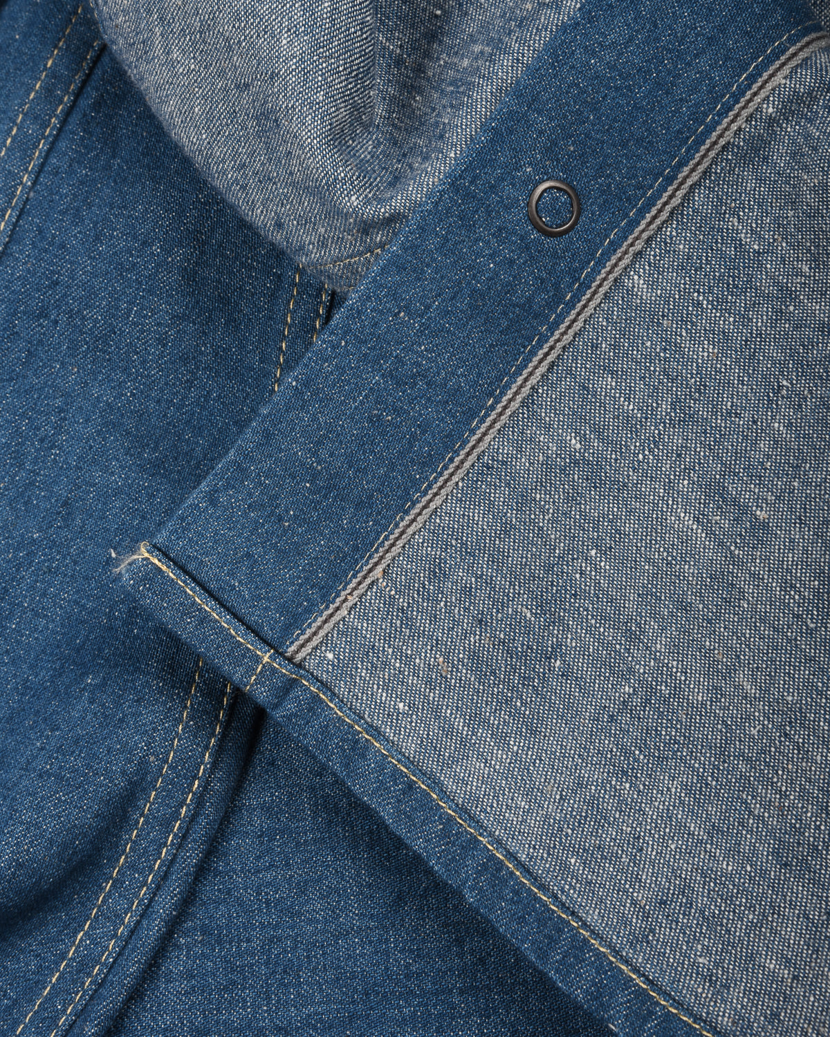 GRÅBRODERN TJAUKLE DENIM SHIRT - EMERALD INDIGO